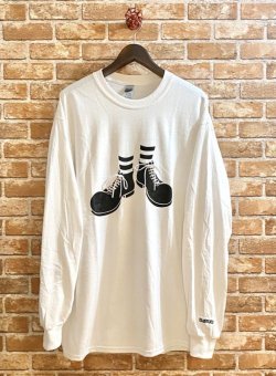 画像1: made by TEDDY・8hole bootsプリント ロンTee(全３色)