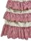 画像2: MOMA【furifuri Tiered skirt】Ivory × ギンガムred (2)