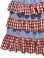 画像2: MOMA【furifuri Tiered skirt】ギンガムmizuiro × red (2)