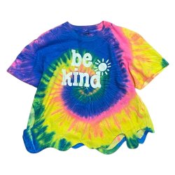 画像1: MOMAリメイクmelTee(tie-dyeカラフル)