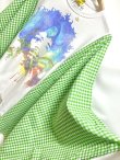 画像3: SALE30%off ¥17600→¥12320 MOMA・Jimi Hendrix poncho Tee(white Tee × ギンガムgreen)